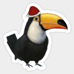 Christmas Toucan Sticker